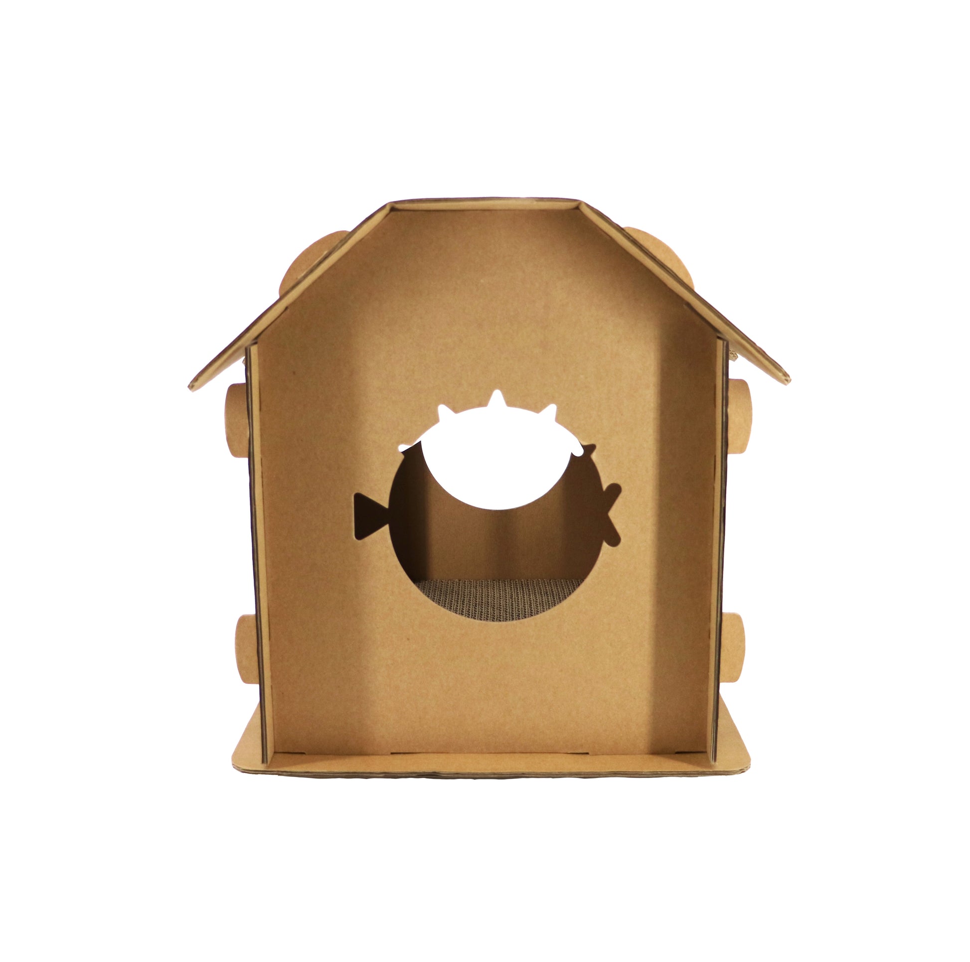 scratch pad cat house with windows